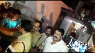 Mohanlal angry at fans for crowding infront of his house