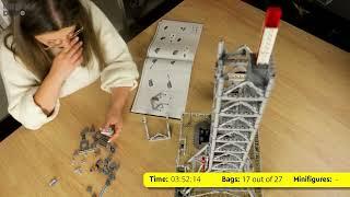 LEGO Icons 10341 NASA Artemis Space Launch System Unboxing & Speedbuild