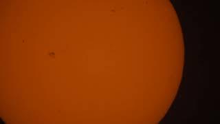 Sun Through Solar Filter (8 Inch Dobsonian Telescope)