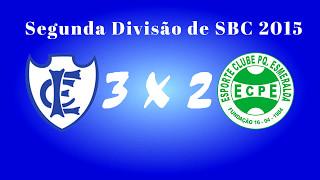 Melhores Momentos do EC Ideal contra o PQ Esmeralda 3x2 28 06 2015 Segunda Divisão de SBC