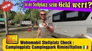 Wohnmobil Stellplatzcheck: Der Campingplatz Camper Park ***Rimini/ Italien