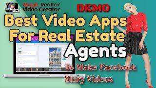 Real Estate Video Software Online Demo - Top Apps for Real Estate Agents for Facebook Story Videos