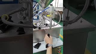 semi automatic vertical filling machine with heating and mixer