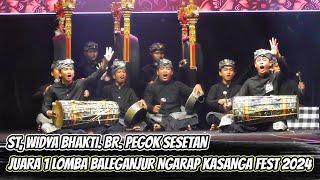 JUARA 1 LOMBA BALEGANJUR NGARAP KASANGA FEST 2024 | ST.WIDYA BHAKTI BANJAR PEGOK SESETAN