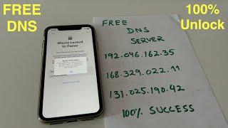FREE DNS APPLE UNLOCK 2024! Remove icloud lock without owner Unlock activation lock forgot password