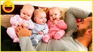 MUST WATCH: Cutest Babies Playing With Dad || Peachy Vines