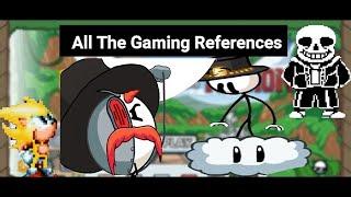 Henry stickmin is the king of gaming references.