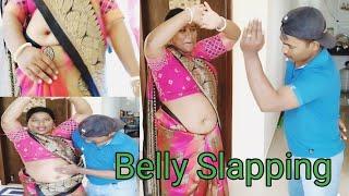 @SUBIK20 Requested belly slapping challenge funny  video