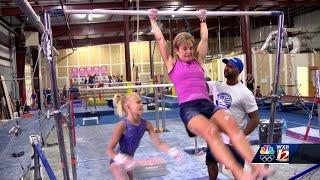 Go Lanie: Lanie Pope gets a first-hand look at what it takes to be a gymnast