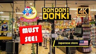  Discover DON DON DONKI Malaysia Store in Kuala Lumpur [4K Video]