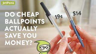 Is a Cheap Ballpoint Pen Actually Cheaper?  The Results Might Surprise You!
