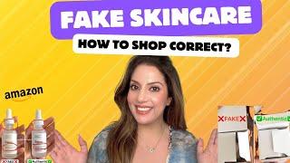 Fake Skincare sold online, shop carefully | How to find authentic skincare products on amazon