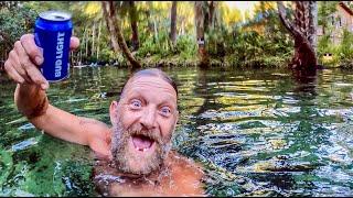 Bud Light Cave Diving with Cracker Bob (Florida Man)