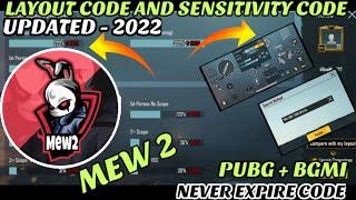 Mew2 control code & sensitivity code | Mew2 sensitivity settings | PUBG + BGMI | Eagle Xarmy