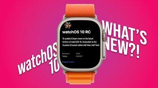 watchOS 10 RC is Out! -  What's New? New Faces & More!