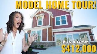 Tour a GORGEOUS Model Home that WOWED ME!