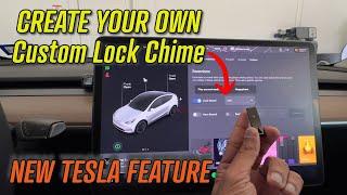 Create Custom Lock Chime for Tesla Model Y & 3 New Holiday Update 2023