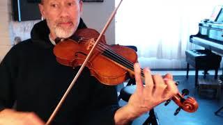 Gigue  by Johann Daniel Hardt  on an other baroque violin