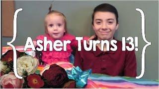 Asher's 13th Birthday ║ Large Family Vlog