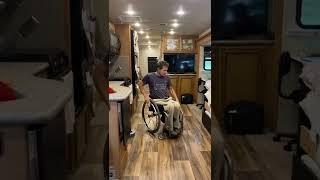 WHEELCHAIR Living in an RV #shorts #wheelchairlife #rvliving #tinyhomeonwheels