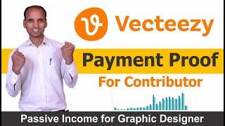 Payment proof of Vecteezy | Passive income for Graphic Designers