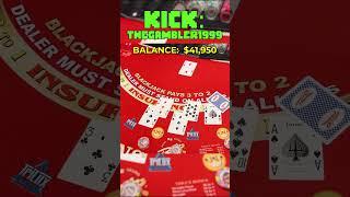 WINNING $12,000 WITH A CRAZY SPLIT! #blackjack #casino #gambling