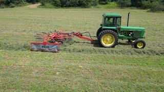 Raking With New Kuhn GA 4731 T