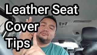 Leather Seat Cover Tips Before you Buy