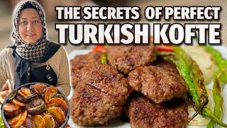 Authentic Turkish KOFTE - Grilled & Oven-Baked Meatballs