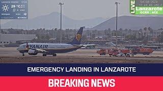 Emergency landing in Lanzarote. Brakes issues?