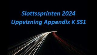 Slottssprinten uppvisning 2024 SS1 Krister Olsson/Cecilia Johansson, Opel Kadett GT/E