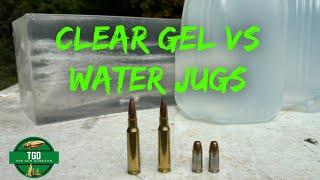 Clear Ballistics Gel VS Water Jugs | 9mm and 308!