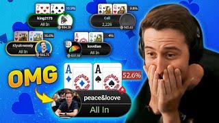 Peacendloove Wakes Up With Aces! | Best Twitch Poker Highlights Ep. 39