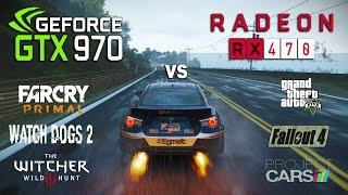 RX 470 vs GTX 970 Test in 6 Games (i5 7600k)