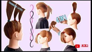 DIY  PERFECT LAYERS HAIRCUT TUTORIAL // Coupe de cheveux en couches