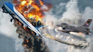 Russian MiG-29SM pilot shoots down the largest Ukrainian and US presidential plane