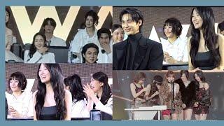 Kim Hyeyoon, Byeon Wooseok, NJ reaction to Sakura's speech for Grand Prize at AAA 2024