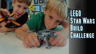 Star Wars Lego Build Challenge and BATTLE - SuperTwins TV