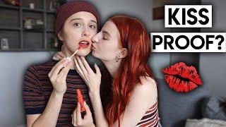 LIPSTICK LESBIANS TEST LIQUID LIPSTICK | KISSING CHALLENGE