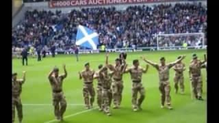 45 Commando Royal Marines at Ibrox