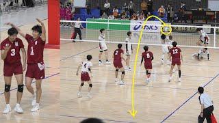 #水町泰杜  ジェイテクトスティング vs 早稲田大学 第2セット バレーボール  #山田大貴 #関田誠大 Japan volleyball