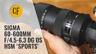 Sigma 60-600mm f/4.5-6.3 DG OS HSM 'Sports' lens review with samples (Full-frame & APS-C)