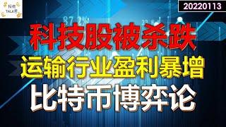 科技股被杀跌！集装箱运输公司靠疫情盈利暴增！比特币博弈论#美股分析