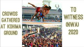 Kohima ground being filled at the (NWA) 2020 meet/THE CHAKHESANG BOY