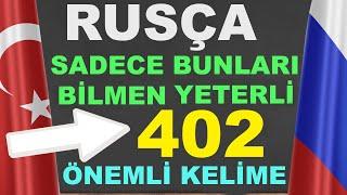 RUSÇA SADECE BUNLARI BİLSEN YETER 2 (Rusça Kelimeler Cümleler Öğreniyorum)