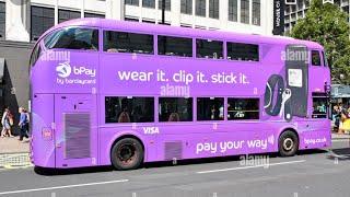 Purple Buses in London#bus#london#mafe