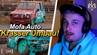 Das Mofa Auto Projekt eskaliert KOMPLETT! Mofakult Reaction | LB Garage Twitch Streamhighlights