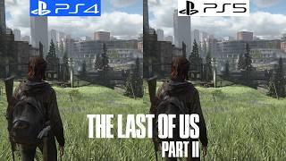 The Last of Us Part II PS4 vs PS5 Remastered - Graphics Comparison - Framerate - 4K - Loading Times