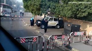 Checkpoint before going into the Pyramid of Khufu, Giza & Queens Pyramid