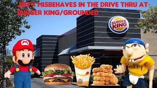Jeffy misbehaves in the Drive Thru at Burger King/grounded